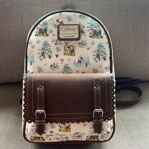 New Bambi Scenes Loungefly mini Backpack - No tags